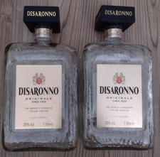 2x 1L Disaronno emply bottles