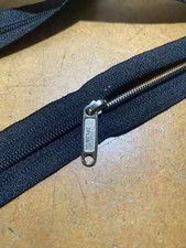 Plastic Open Ended Zip No Bottom Or End Stops 50”