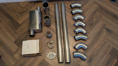 Self build car - car, exhaust