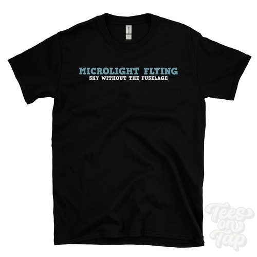 Microlight flying sky without - flying,