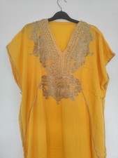Caftan Dress Casual Kaftan Abaya Moroccan Djellaba Gandoura Dubai dress Yellow