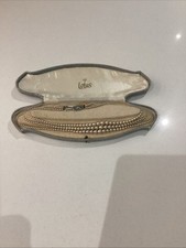 Lotus Vintage Three Strand Simulated Pearl Necklace In Original Box