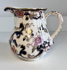 Mason’s Mandalay Ironstone Hand Painted Floral Jug Made In England