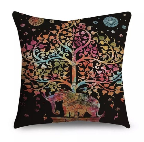 Elephant tree cushion - tree,