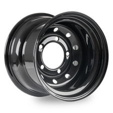 4 x Tuff Torque Modular Steel Wheels Wheel 15" x 10" ET-32 Black