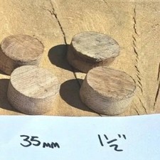 10 Oak Plugs - 1 ½ Inch -