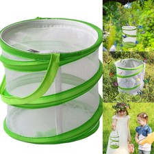 Pop-Up Butterfly Habitat Cage Clear Mesh Enclosure Caterpillar to Butterfly Kit