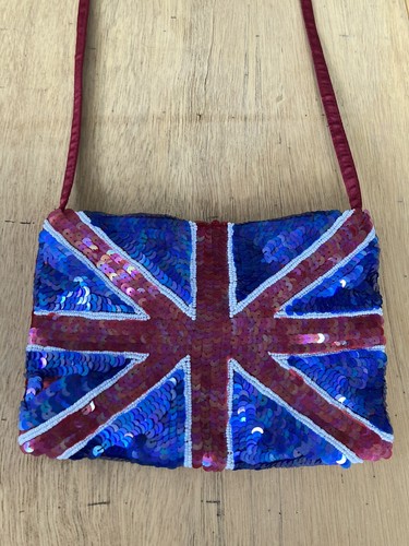 Vintage union jack - vintage, sequin