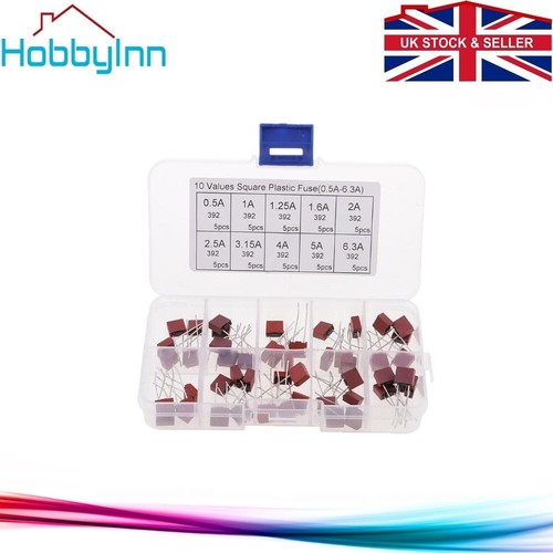 392 fuse 10values 50pcs - 50pcs, 0.5a