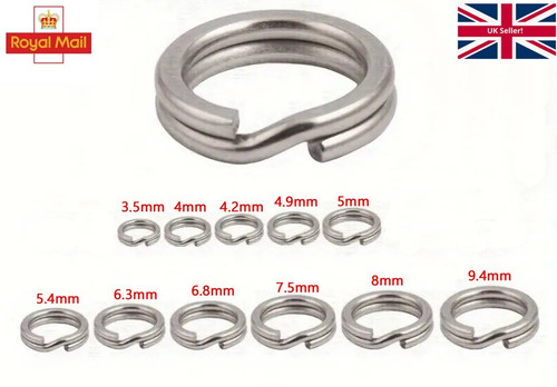 Fishing split rings strong - rings,