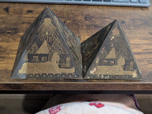 Pair vintage egyptian - pair,