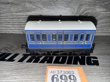 Hornby R1127 OO Gauge Caledonian Blue 4-Wheel Coach