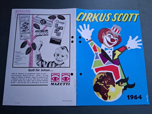 1964 program cirkus scott - (s),