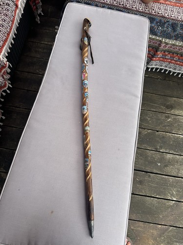 Vintage souvenir walking stick - vintage,