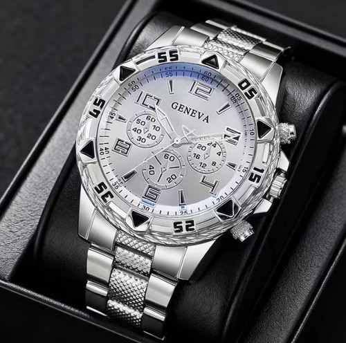 Men watch geneva stainless - men's,