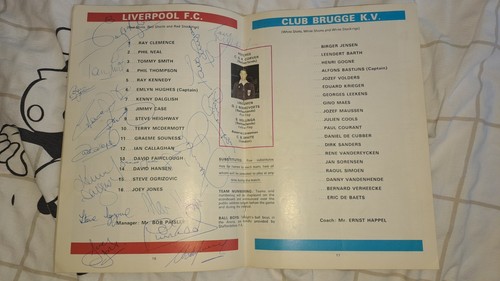 Liverpool multisigned 1978 - liverpool,