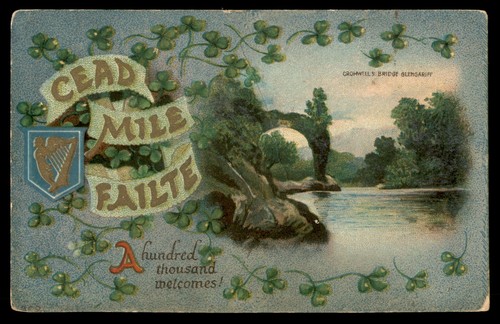 Postcard cead mile failte - cead,