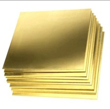 100x100mm X 1mm Thick Brass