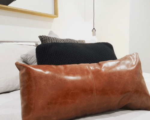 Paneled real leather handmade - paneled,