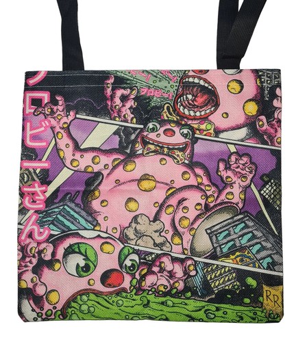 Kaiju blobby tote bag - mr,