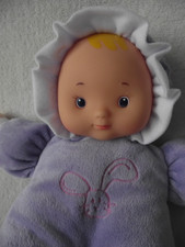 TESCO EMMI FIRST DOLL SOFT TOY COMFORTER - PURPLE