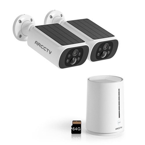 Arcctv solar security camera - solar,