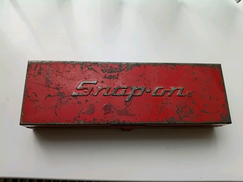 Snap metal toolbox tin - snap-on, case
