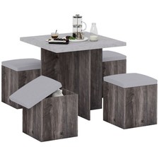 HOMCOM Dining Table w/ 4