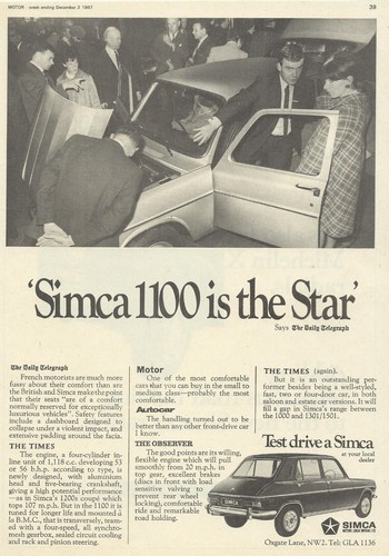 Simca 1100 original - simca,
