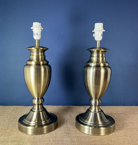 Pair homebase brass - of,