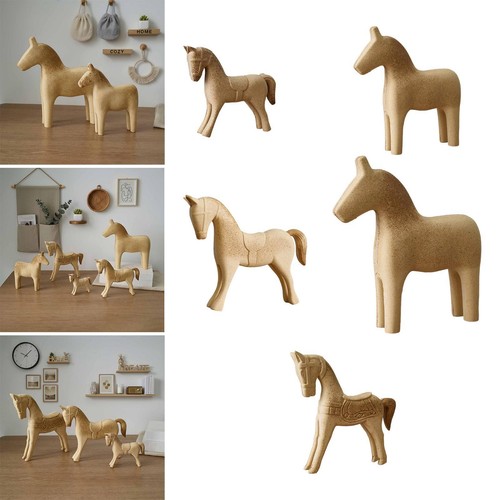 Unfinished horse ornament - unfinished,