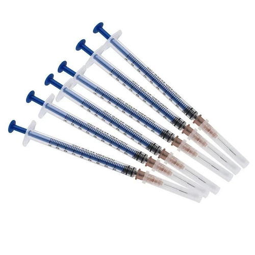 50pcs with cap needle - with,