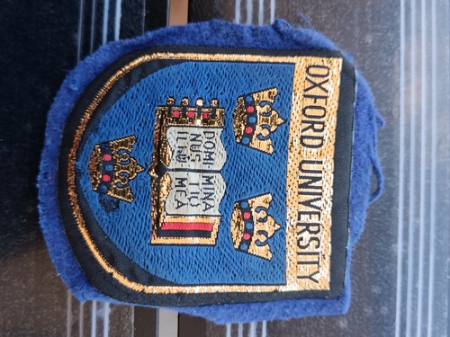 Vintage cloth badge oxford - cloth,