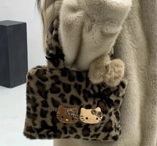 Hello Kitty Leopard Faux Fur