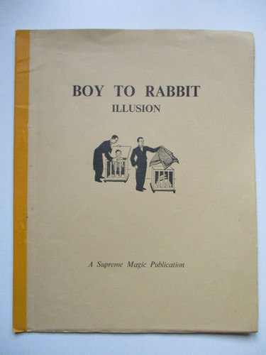 Boy rabbit illusion - rabbit, magic