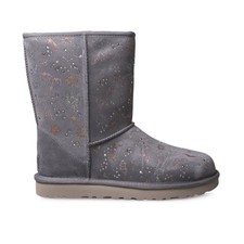 UGG CLASSIC ZODIAC SHORT NIGHTFALL SUEDE SHEEPSKIN WOMEN'S BOOTS SIZE US 8 NEW