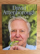 Life Stories by David Attenborough Signed Hardback Book Autographed 1st/1st