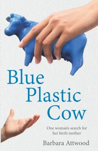 Blue plastic cow one - blue,