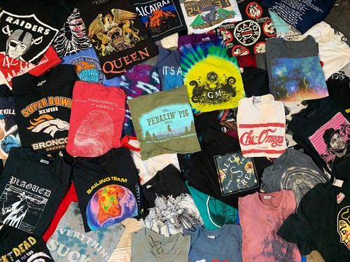 Shirt lot vtg - t-shirt, random