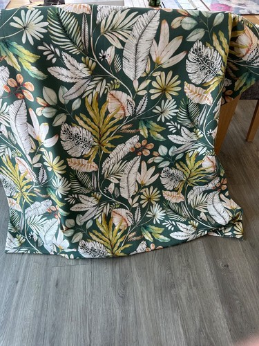 Curtains pencil pleat - pleat, jungle