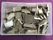 Adana Letterpress Printing 500g of 8pt QUADS & SPACES in a plastic bus. card box