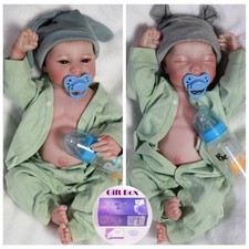 Realistic Reborn Dolls Waterproof Baby Twins Full Body Vinyl Silicone Boys Gift