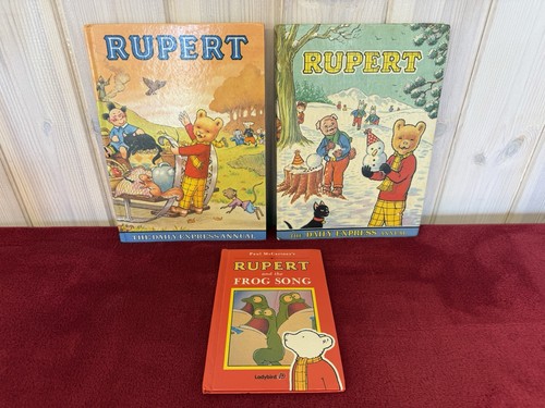 Rupert bear annuals 1974 - rupert, and
