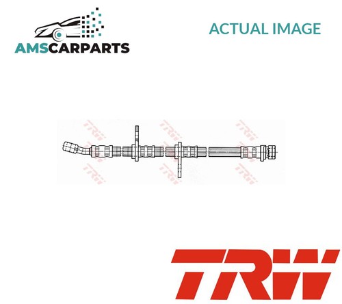 Brake hose line pipe - brake, rear