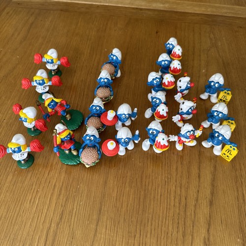 Mcdonald smurfs happy - smurfs, meal