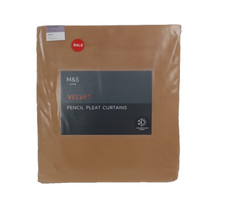 M&S Home Velvet Pencil Pleat