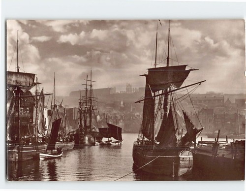 Postcard dock end - postcard, whitby
