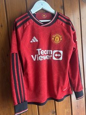 Manchester United Official  Red Home Shirt 23/24 season. Kids Size 9/10 (140)