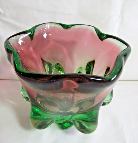 Chribska czech art glass - art, dish