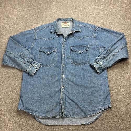 Levis denim shirt adult - levis,